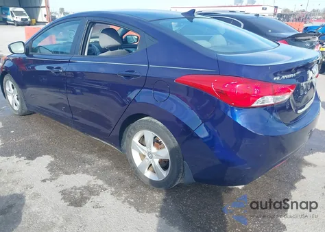 2013 Hyundai Elantra Gls from USA, damaged, VIN 5NPDH4AE2DH412439